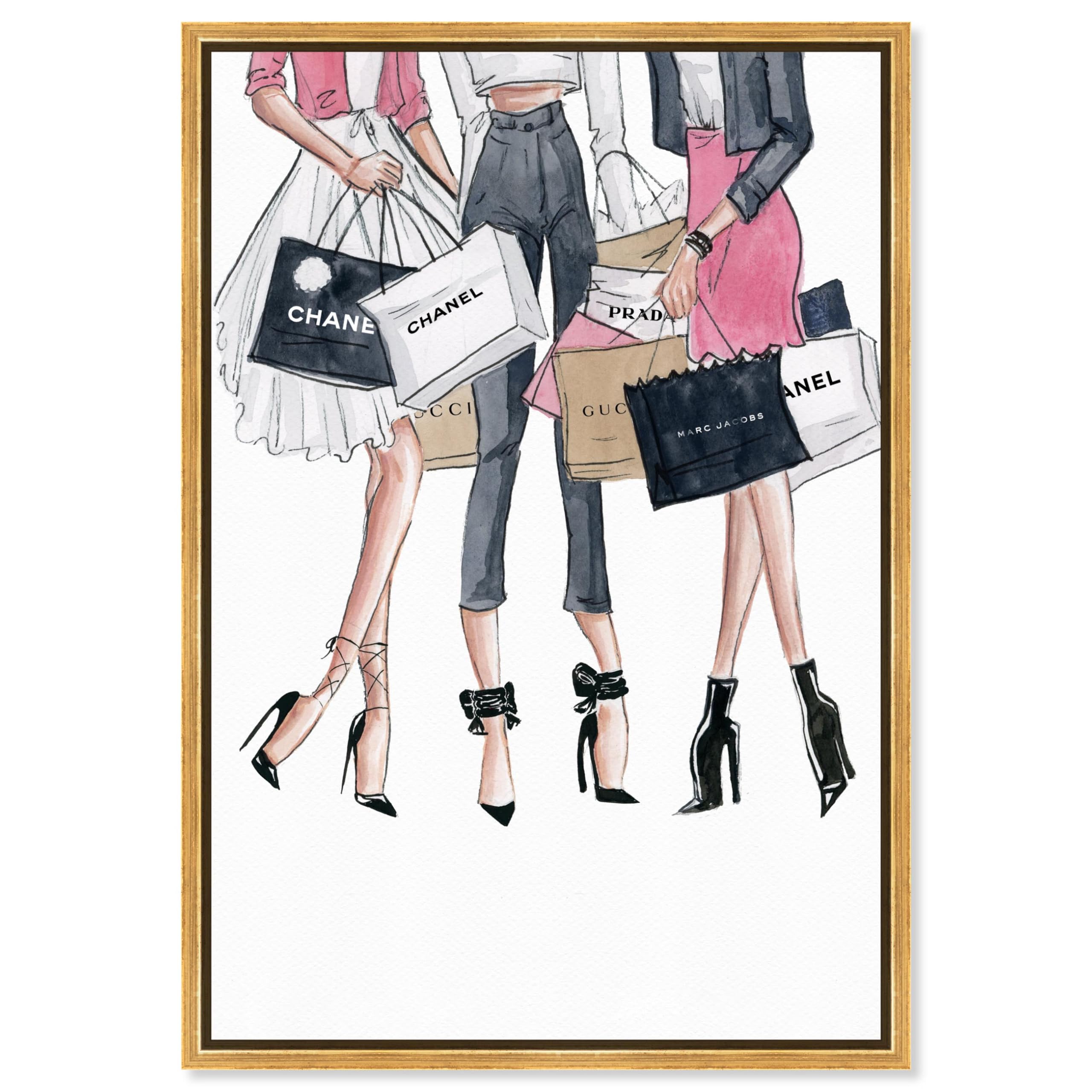 Amazon.com: The Oliver Gal Artist Co. Fashion and Glam Framed Wall